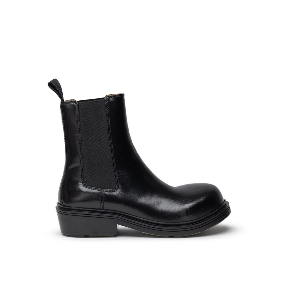 Bottega Veneta Bottes en cuir noir