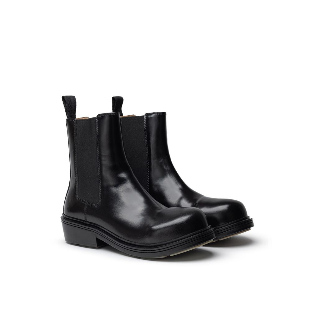 Bottega Veneta Bottes en cuir noir