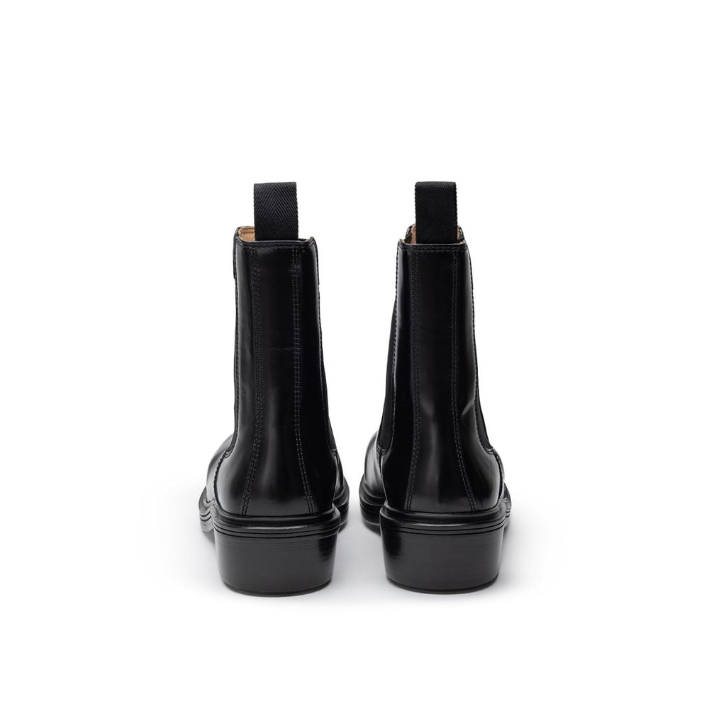 Bottega Veneta Bottes en cuir noir
