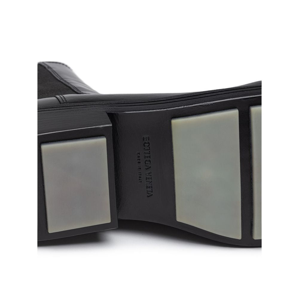 Bottega Veneta Bottes en cuir noir