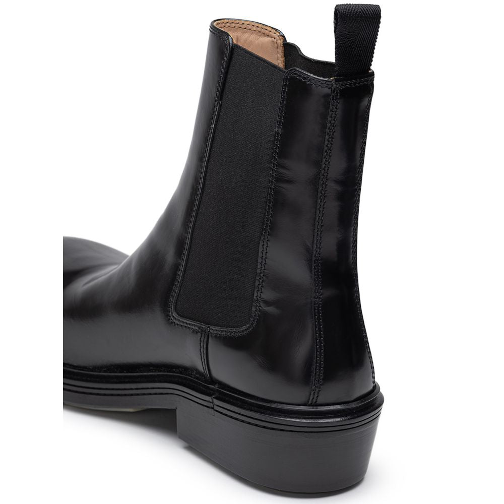 Bottega Veneta Bottes en cuir noir