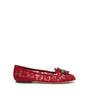 Ballerines en viscose rouge Dolce &amp; Gabbana