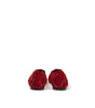Ballerines en viscose rouge Dolce &amp; Gabbana
