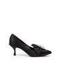 Escarpin en viscose noire Dolce & Gabbana
