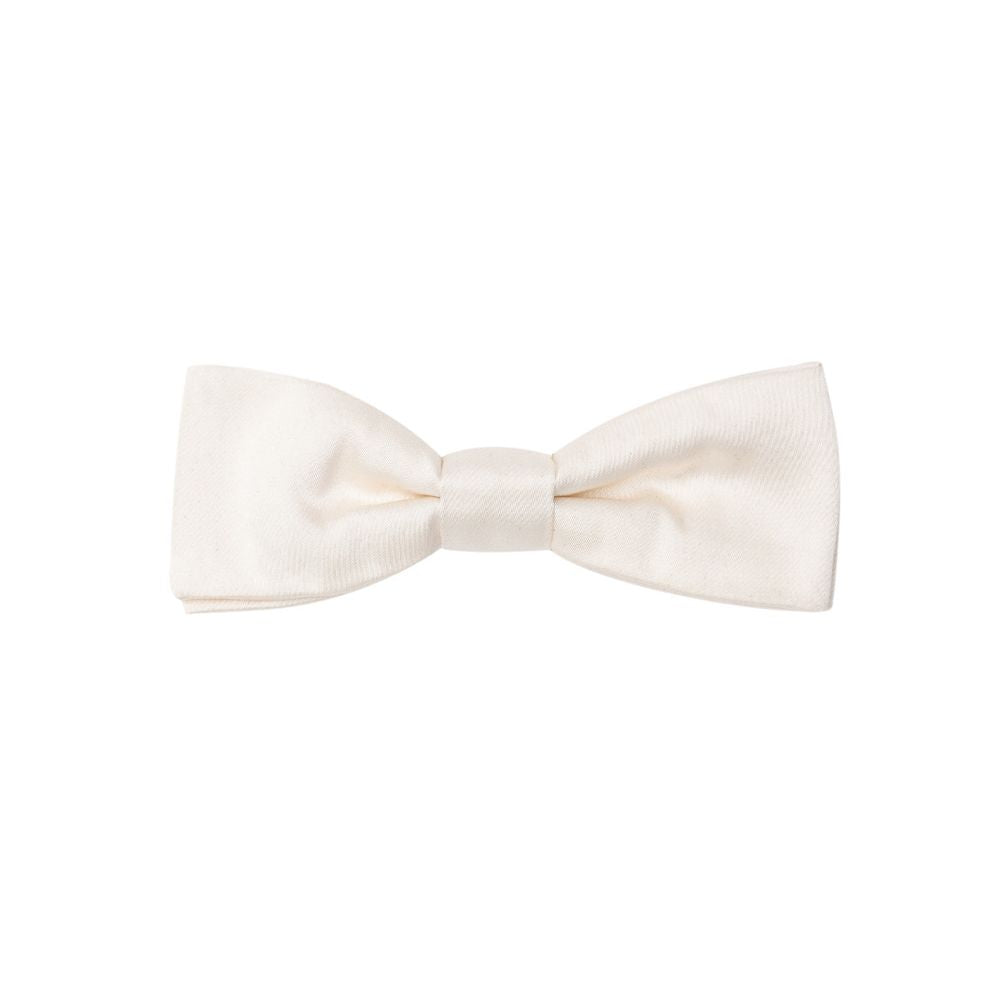 Dolce &amp; Gabbana White Silk Bowty