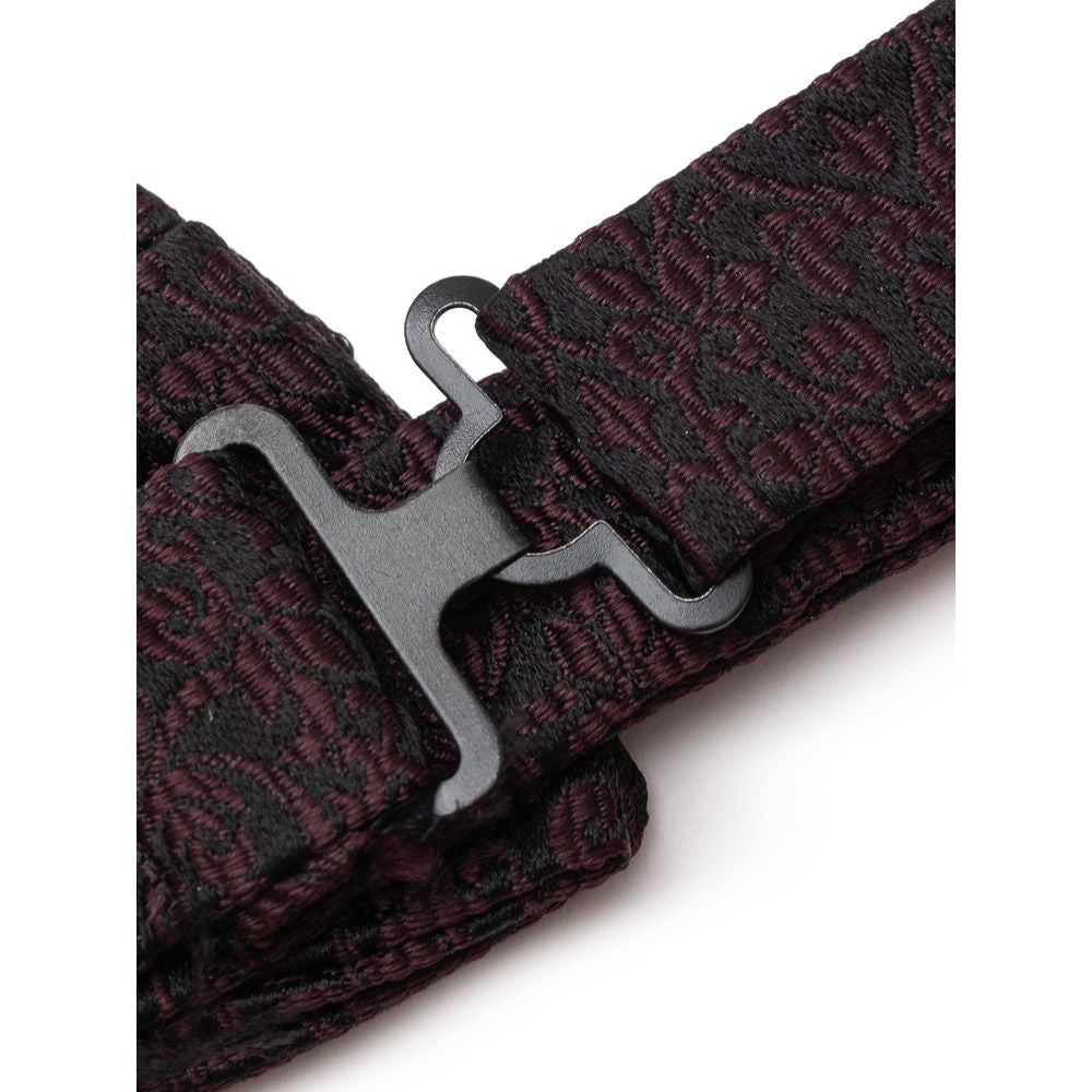 Dolce &amp; Gabbana Black Silk Bowty