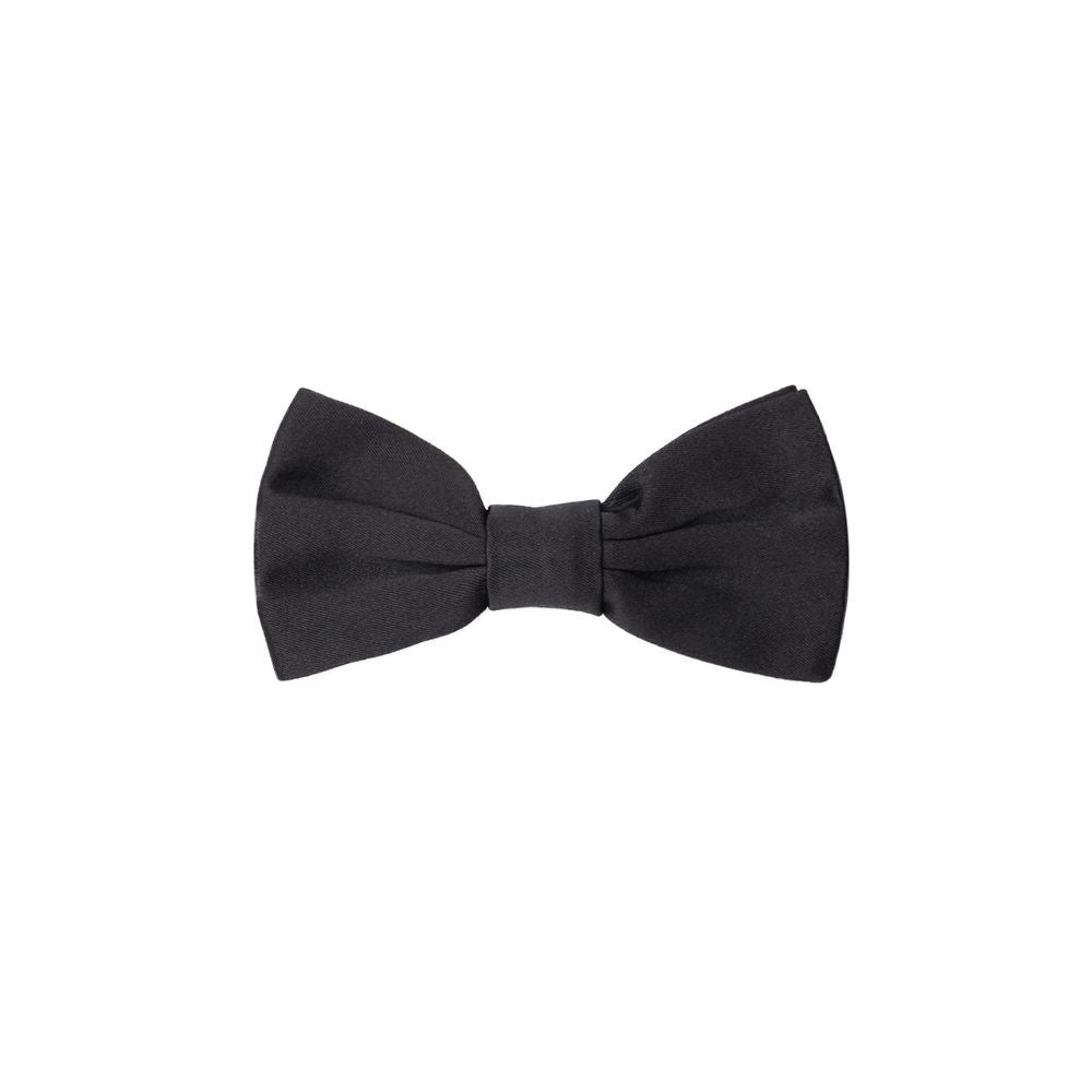 Dolce &amp; Gabbana Black Silk Bowty