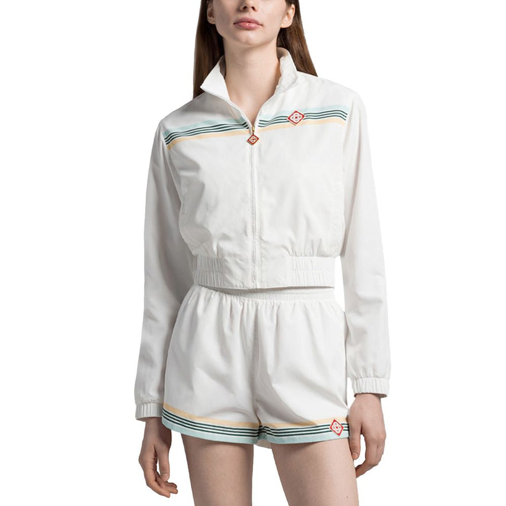 Sweat-shirt Casablanca en polyester blanc