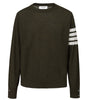 Thom Browne Green Wool Sweater