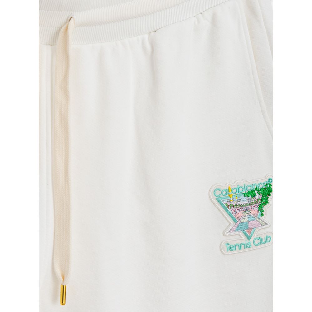 Pantalon de sport en coton blanc Casablanca