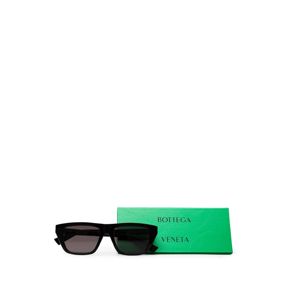 Lunettes de soleil Bottega Veneta en acétate noir