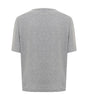 Dsquared² Elegant Gray Cotton Top for Women