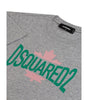 Dsquared² Chic Gray Cotton Tee for the Modern Woman
