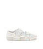 Burberry White Cotton Sneaker