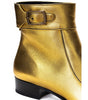Saint Laurent Gold Leather Boot