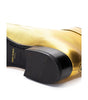 Saint Laurent Gold Leather Boot