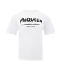 T-shirt en coton blanc Alexander McQueen