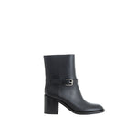 Botte en cuir noir Burberry