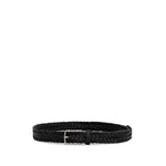 Ceinture en cuir noir Bottega Veneta