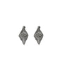 Boucles d'oreilles en argent facetté Brunello Cucinelli