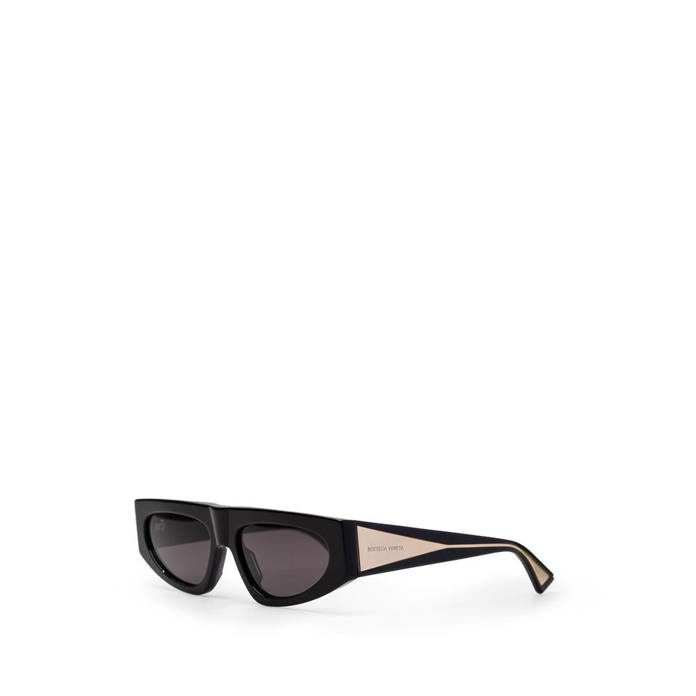 Lunettes de soleil Bottega Veneta en acétate noir