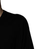 Dolce & Gabbana Black Camouflage V-neck Pullover Sweater