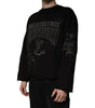 Dolce & Gabbana Black DG Heaven Crew Neck Pullover Sweater
