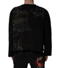 Dolce & Gabbana Black DG Heaven Crew Neck Pullover Sweater