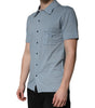 Polo décontracté à boutons en coton bleu Dolce &amp; Gabbana pour homme