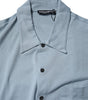 Polo décontracté à boutons en coton bleu Dolce &amp; Gabbana pour homme