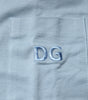 Polo décontracté à boutons en coton bleu Dolce &amp; Gabbana pour homme