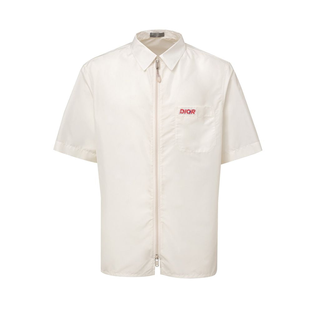 Dior White Polyester Shortsleeve