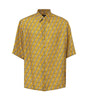 Fendi Yellow Silk Shortsleeve