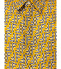 Fendi Yellow Silk Shortsleeve