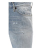 Dsquared² Light Blue Cotton Men Jeans