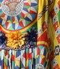 Dolce & Gabbana Multicolour Carretto Print Kaftan Twill Dress