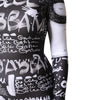 Dolce & Gabbana Black Logo Turtleneck Bodycon Jumpsuit Dress