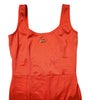 Dolce & Gabbana Orange Sleeveless Bodycon Jumpsuit Dress