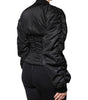 Dolce & Gabbana Black Nylon Full Zip Bustier Corset Jacket