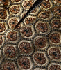 Mini-jupe trapèze en brocart de polyester marron Dolce &amp; Gabbana