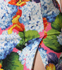 Dolce &amp; Gabbana Multicolor Floral Print High Waist Midi Skirt