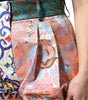 Dolce & Gabbana Multicolor Cotton Patchwork Hot Pants Shorts