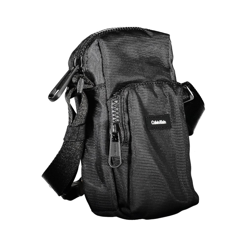 Sac à bandoulière noir élégant Calvin Klein avec détails chics