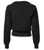 Dolce & Gabbana Grey Cashmere Deep V-neck Pullover Sweater