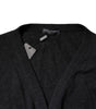 Dolce & Gabbana Grey Cashmere Deep V-neck Pullover Sweater