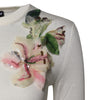 Dolce & Gabbana Cream Floral Silk Embellished Cardigan Sweater