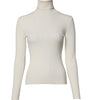 Dolce & Gabbana Cream Long Sleeves Turtleneck Slim Sweater