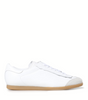 Maison Margiela Low Featherlight Leather And Suede Sneakers