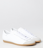 Maison Margiela Low Featherlight Leather And Suede Sneakers