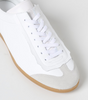 Maison Margiela Low Featherlight Leather And Suede Sneakers
